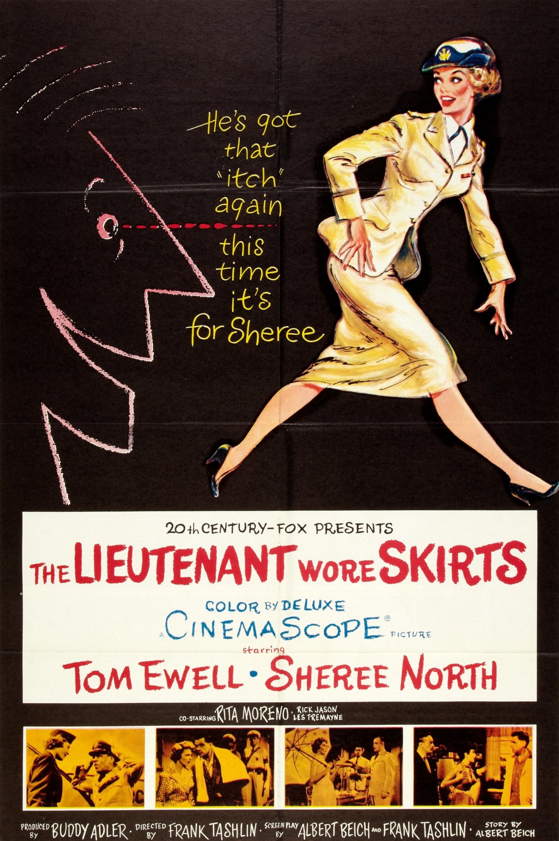 Постер The Lieutenant Wore Skirts